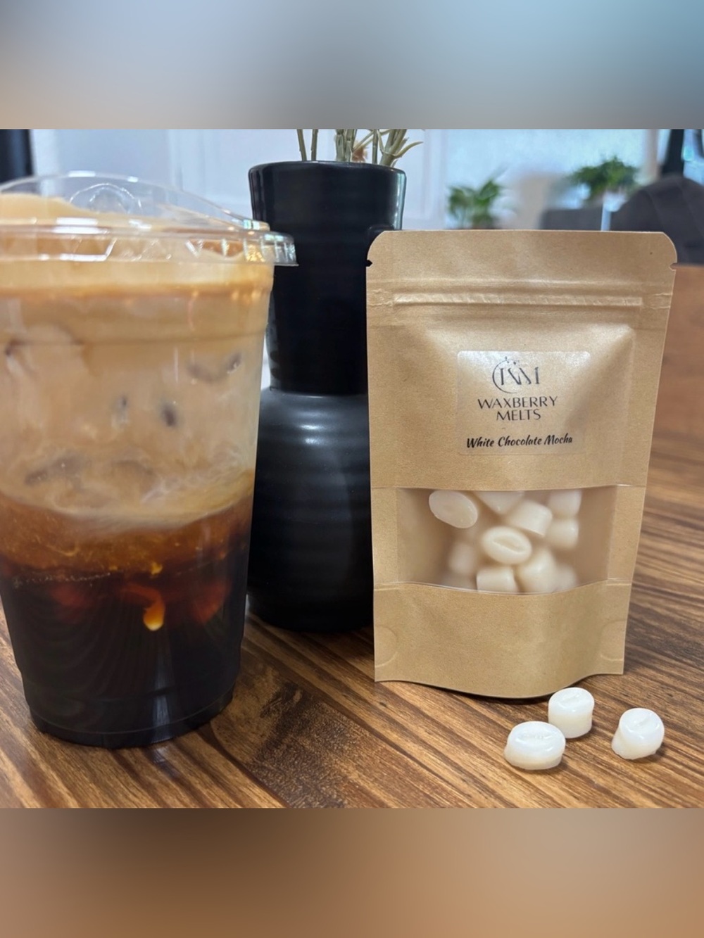 Hand Crafted Trial Size Espresso Bean Wax Melts in White Chocolate Mocha Scent